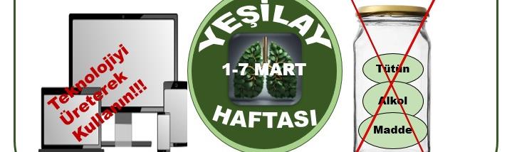 1-7 Mart Yeşilay Haftası 2025 